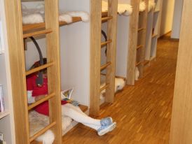 Lese-Alkoven für die Grundschulkinder (Gestaltung: Doris Fratton)